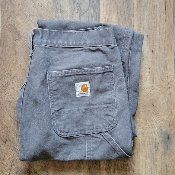 Carhartt Other - Men's Carhartt Gray Straight Leg Work Pants Size 30 / 34